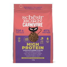 Schesir Born Carnivore Kattenvoer Chicken & Herring 1,25 kg