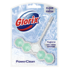 2+5 Gratis: Glorix Toiletblok Power Clean Hygiëne