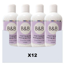 12X B&B Italiaanse Wasparfum Lavendel 250 ml