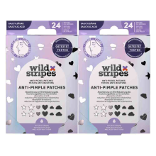 2X Wild Stripes Anti Pimple Patches Holo Clear 24 stuks