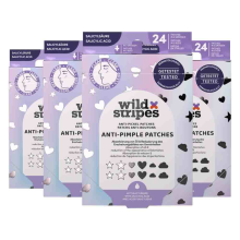 4X Wild Stripes Anti Pimple Patches Holo Clear 24 stuks