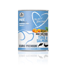 Euro Premium Euro Premium Paté Adult Hondenvoer Nat Tuna & Salmon 400 gr