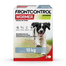Frontcontrol Wormer Ontworming Tabletten Hond 2 tabletten