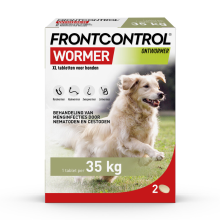Frontcontrol Wormer Ontworming Tabletten Hond XL 2 tabletten
