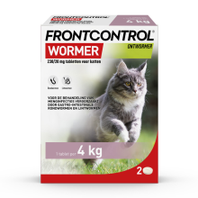 Frontcontrol Wormer Ontworming Tabletten Kat 2 tabletten