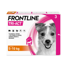 Frontline Tri Act Anti Vlooien en Teken Druppels S 3 pipetten
