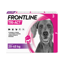 Frontline Tri Act Anti Vlooien en Teken Druppels L 3 pipetten