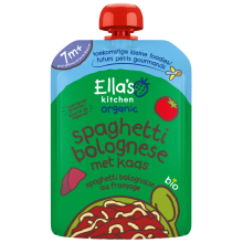 Ella's Kitchen Biologisch Maaltijdzakje 7+m Spaghetti Bolognese + Kaas 130 gr