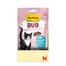 12X GimCat Duo Kattensnack Zalm & Forel 50 gr