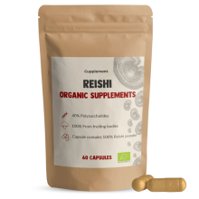 Cupplement Reishi Organic Supplements 60 capsules