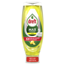 2E halve prijs: Dreft Max Power Afwasmiddel Lemon 730 ml