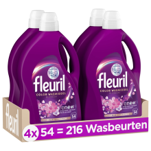 Nedgame.Nl 4x Fleuril Wasmiddel 54 wasbeurten Color Blossom 2,430 liter