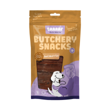 Braaaf Hondensnack Butchery Beef Meat Flat 125 gr
