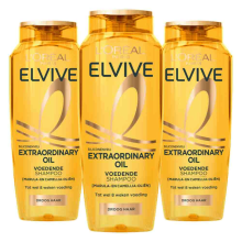 Electrolux 3x L'Oréal Elvive Extraordinary Oil Shampoo 250 ml