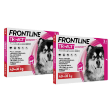 2X Frontline Tri Act Anti Vlooien en Teken Druppels XL 3 pipetten