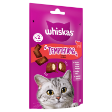 Whiskas Temptations Kattensnacks Rund 60 gr