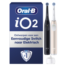 Oral B Oral B Elektrische Tandenborstel iO 2 Duo Zwart & Roze 1 set