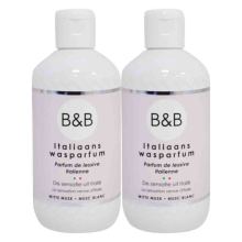 2X B&B Italiaanse Wasparfum Witte Musk 250 ml
