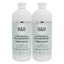 2X B&B Italiaanse Wasparfum Katoen Bloem 250 ml