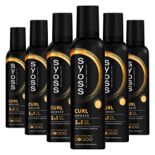 6X Syoss Curl Haarmousse 250 ml