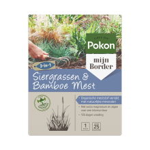 6X Pokon Siergrassen & Bamboe Mest 1 kg
