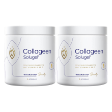 2X Vitakruid Collageen Solugel Poeder Tropical 250 gr