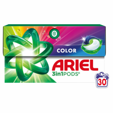 2+2 Gratis: Ariel 3in1 Wasmiddel Pods Color 30 stuks