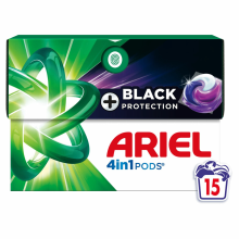 2+2 Gratis: Ariel 4in1 Wasmiddel Pods Revitablack 15 stuks