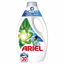 2+2 Gratis: Ariel Vloeibaar Wasmiddel +Actieve Odor Defense 30 Wasbeurten 1,35 liter