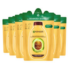 6X Garnier Loving Blends Avocado Olie en Shea Boter Shampoo Refill 250 ml