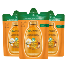 3X Garnier Loving Blends Argan  en Cameliaolie Shampoo Refill 250 ml