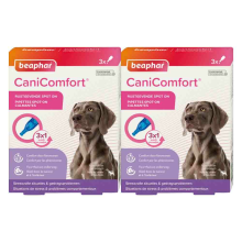 2X Beaphar CaniComfort Spot On 3 pipetten