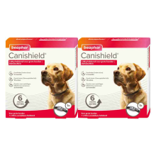 2X Beaphar Canishield Anti Vlooien en Tekenband Hond L 65 cm