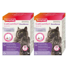 2X Beaphar CatComfort Excellence Starterskit Verdamper & Navulling 48 ml