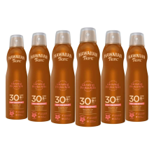 6X Hawaiian Tropic Zonneolie Spray Protective Coconut & Mango SPF 30 180 ml