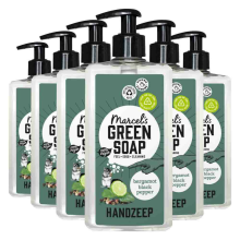 6X Marcel's Green Soap Handzeep Bergamot & Black Pepper 500 ml