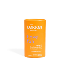 2X The Lekker Company Deodorant Stick Have Fun Mandarijn & Citroen 40 gr