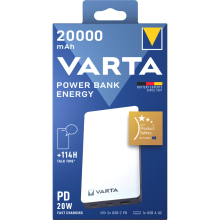 Varta Power Bank Energy 20000 mAh Box 1 stuk
