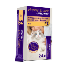 Feliway Kattensnack Happy Snack Kip 24 x 15 gr