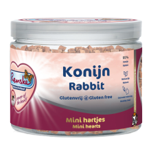 Renske Kattensnack Gezonde Beloning Hartjes Konijn 100 gr