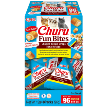 Ciao Churu Fun Bites Wraps Kattensnack Chicken & Tuna 8 x 12 gr
