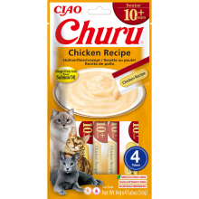 Ciao Churu Puree Senior 10+ Kattensnack Chicken 4 x 14 gr