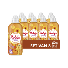 8X Robijn Wasverzachter Passiebloem & Bergamot 39 Wasbeurten 780 ml