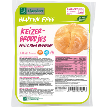 12X Damhert Keizerbroodjes Glutenvrij 140 gr