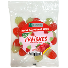 Damhert Fraiskes Strawberry Zonder Suikers 100 gr