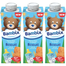 3X Bambix Drinkpap Koekjes 12+mnd 750 ml