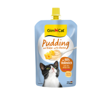 10X GimCat Pudding Kattensnack Kaas 100 gr