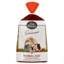 6X Deli Nature Rodelicious Kruidenhooi Rozenbloem & Goudsbloem 600gr
