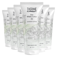 Siemens 6x Therme Zen White Lotus Shower Scrub 200 ml