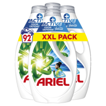 Rosti Mepal Ariel Vloeibaar Wasmiddel +Actieve Odor Defense 92 Wasbeurten 4,14 liter